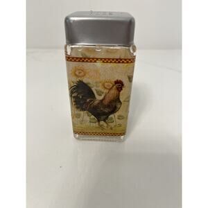 Vtg Grant Howard Retro Tuscan Salt Shaker Rooster Sun Sq.